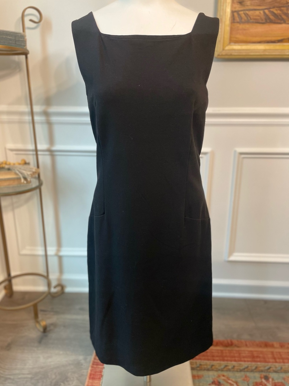 Versace Jeans Couture Black Midi Dress
